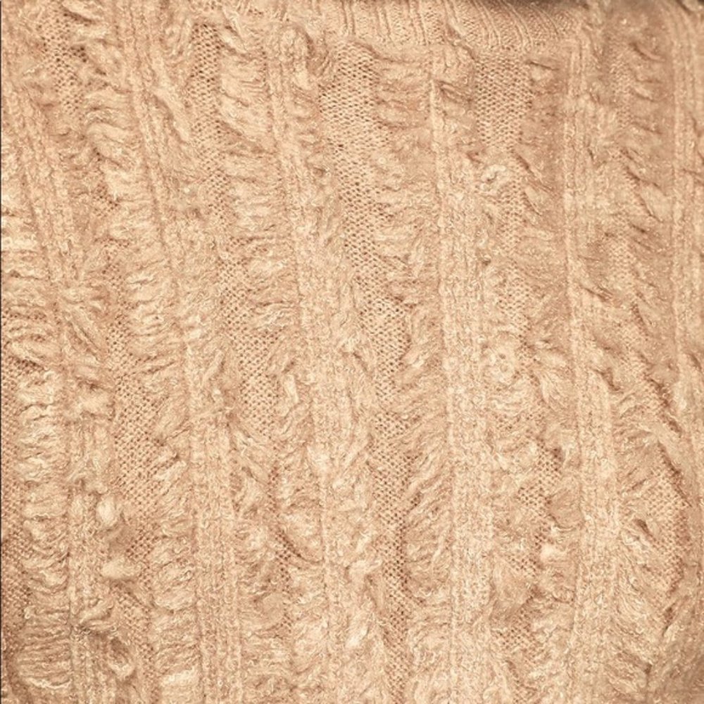 Snuggle Up To You Beige Turtleneck Sweater Dress - Picture 6 of 8